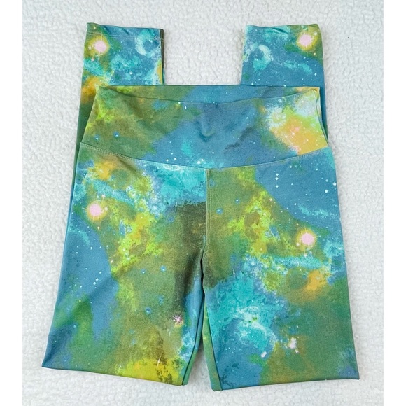 Universe Galaxy Printed High-Waisted Leggings - Picture 8 of 9